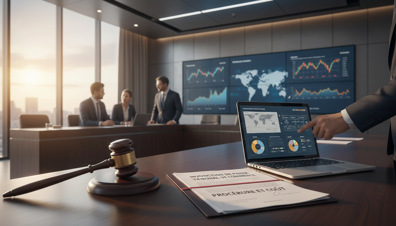 découvrez la procédure d'injonction de payer devant le tribunal de commerce, ses étapes clés et les coûts associés pour récupérer vos créances efficacement.